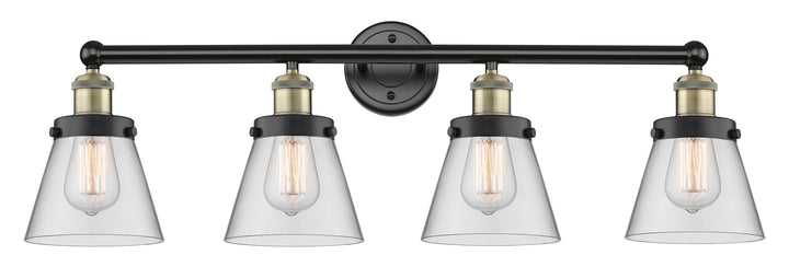 Innovations Lighting Cone 6" Bath Vanity Light - Black Antique Brass