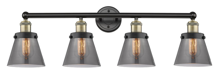 Innovations Lighting Cone 6" Bath Vanity Light - Black Antique Brass