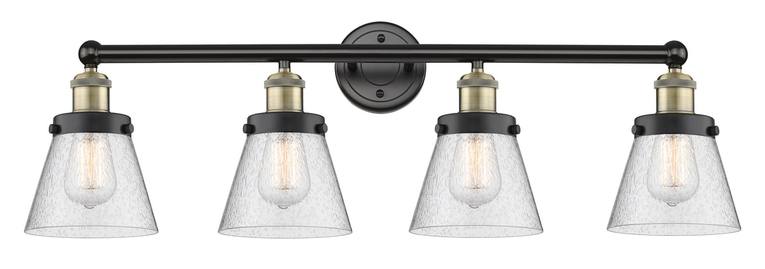 Innovations Lighting Cone 6" Bath Vanity Light - Black Antique Brass