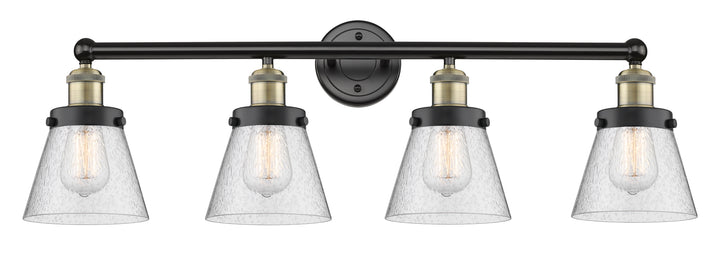 Innovations Lighting Cone 6" Bath Vanity Light - Black Antique Brass