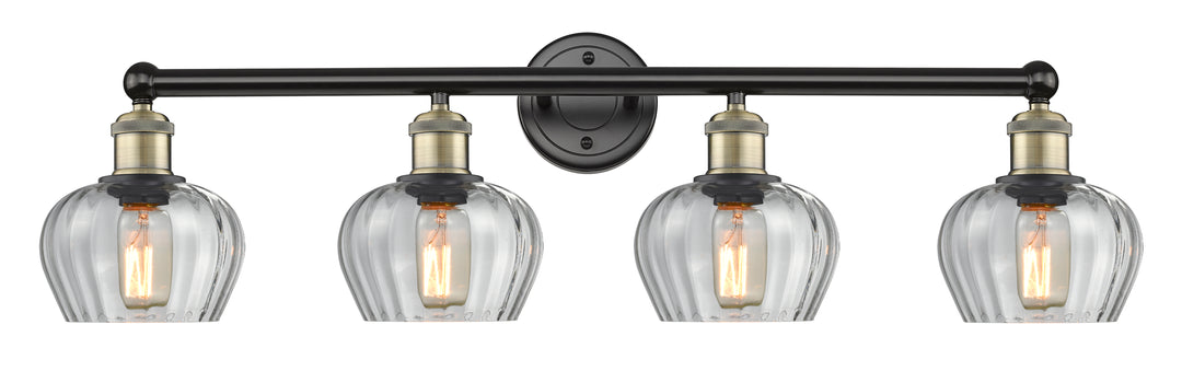 Innovations Lighting Fenton 6.5" Bath Vanity Light - Black Antique Brass