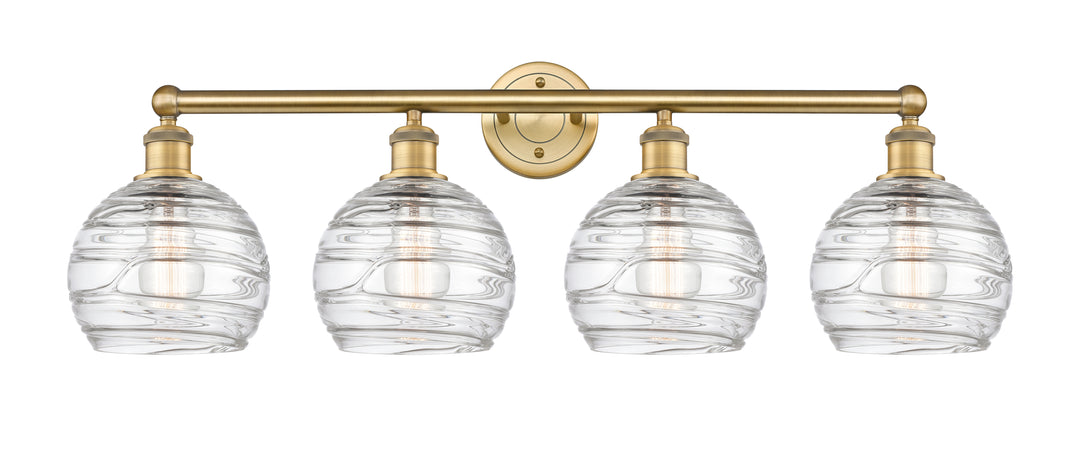 Innovations Lighting Athens Deco Swirl 8" Bath Vanity Light - Brushed Brass