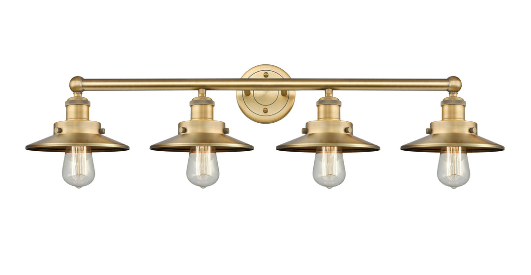 Innovations Lighting Railroad 8" Bath Vanity Light - Brushed Brass Vanity Lights Innovations Lighting Default Title  