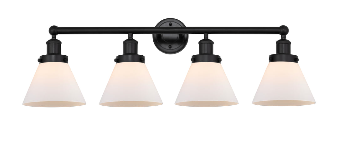 Innovations Lighting Cone 8" Bath Vanity Light - Matte Black
