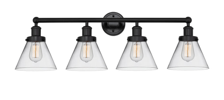 Innovations Lighting Cone 8" Bath Vanity Light - Matte Black