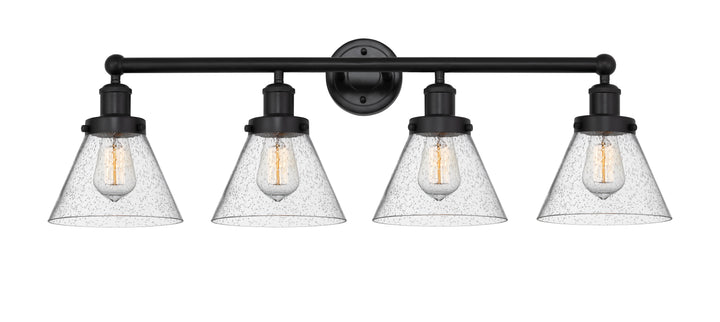 Innovations Lighting Cone 8" Bath Vanity Light - Matte Black