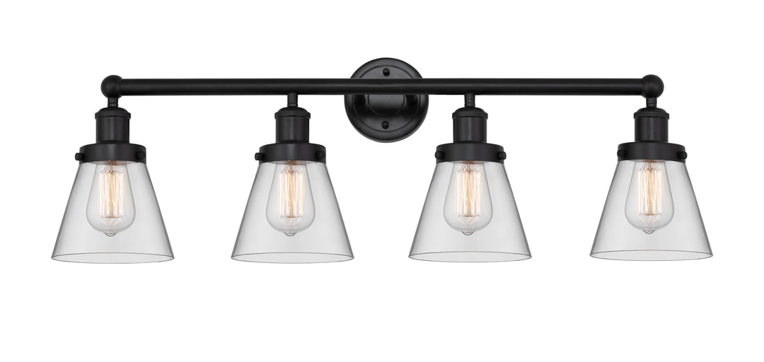 Innovations Lighting Cone 6" Bath Vanity Light - Matte Black