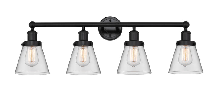 Innovations Lighting Cone 6" Bath Vanity Light - Matte Black