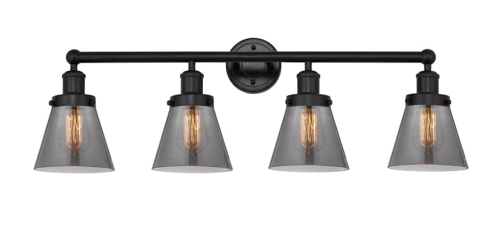 Innovations Lighting Cone 6" Bath Vanity Light - Matte Black