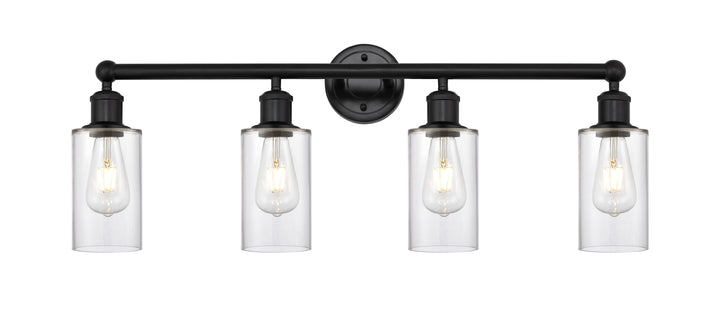 Innovations Lighting Clymer 4" Bath Vanity Light - Matte Black