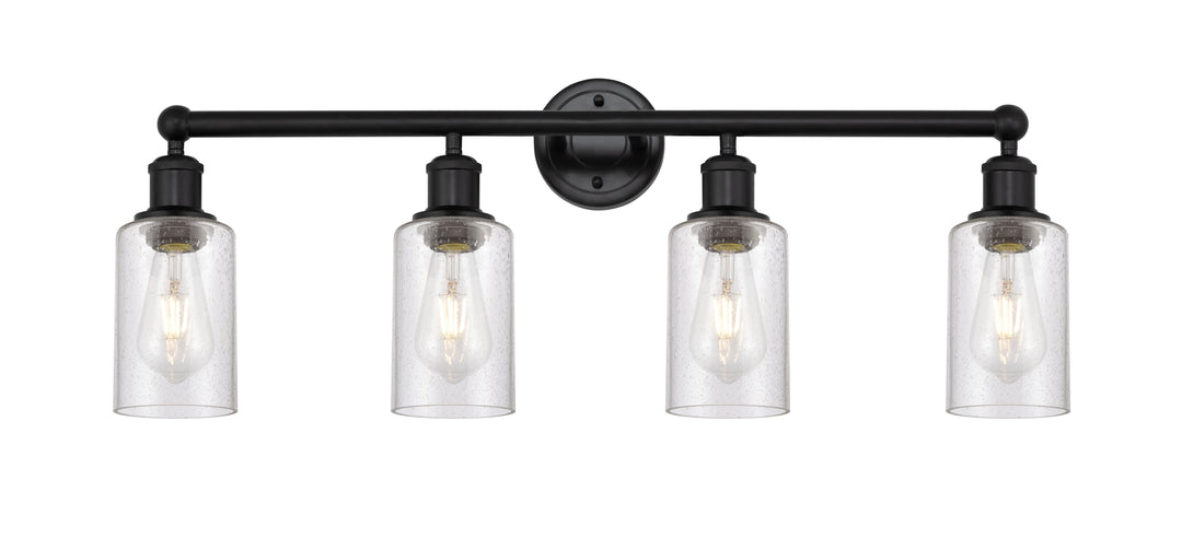 Innovations Lighting Clymer 4" Bath Vanity Light - Matte Black