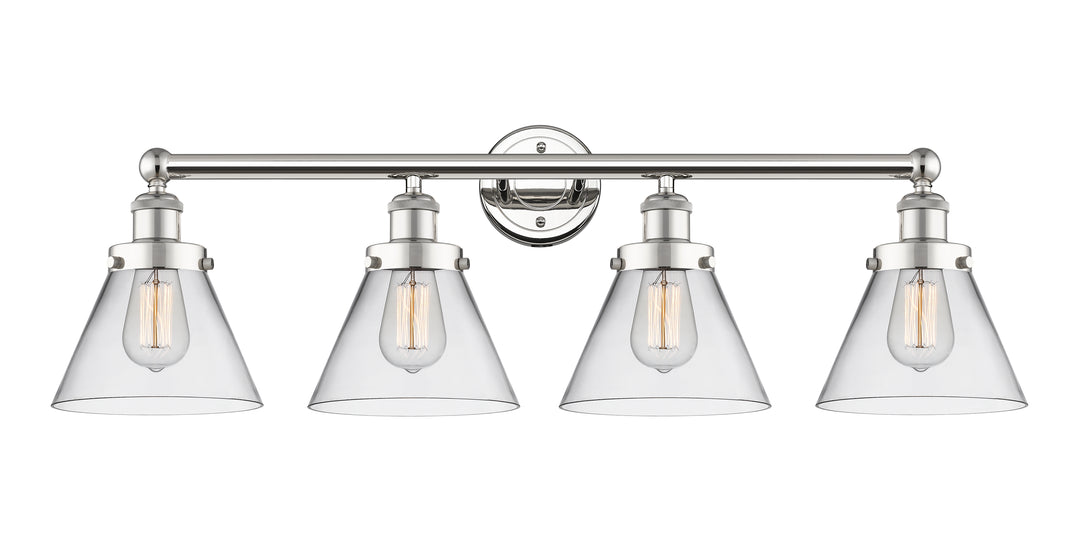 Innovations Lighting Cone 8" Bath Vanity Light - Polished Nickel