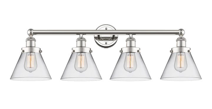 Innovations Lighting Cone 8" Bath Vanity Light - Polished Nickel