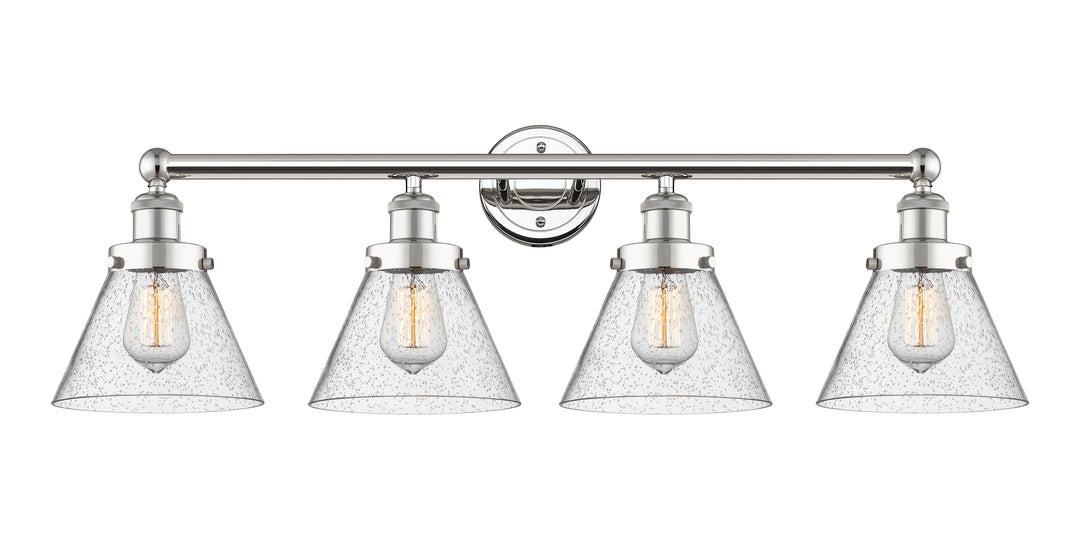 Innovations Lighting Cone 8" Bath Vanity Light - Polished Nickel