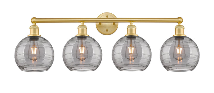 Innovations Lighting Athens Deco Swirl 8" Bath Vanity Light - Satin Gold