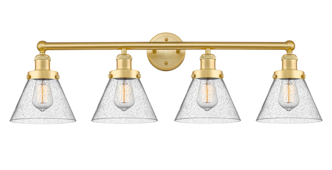Innovations Lighting Cone 8" Bath Vanity Light - Satin Gold