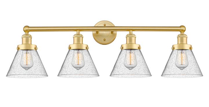 Innovations Lighting Cone 8" Bath Vanity Light - Satin Gold