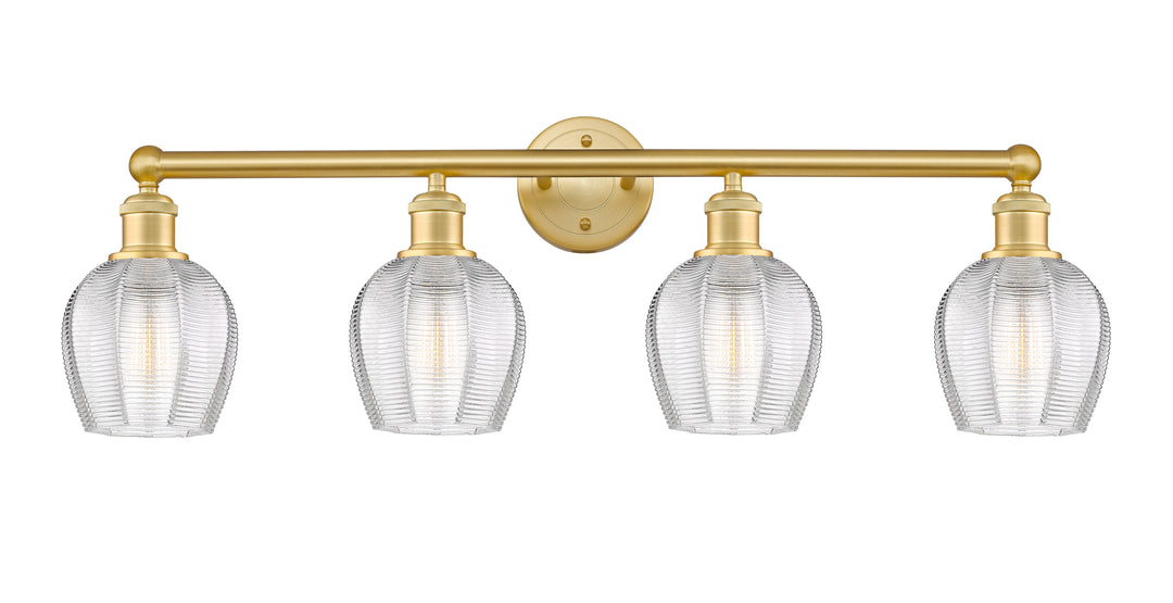 Innovations Lighting Norfolk 6" Bath Vanity Light - Satin Gold