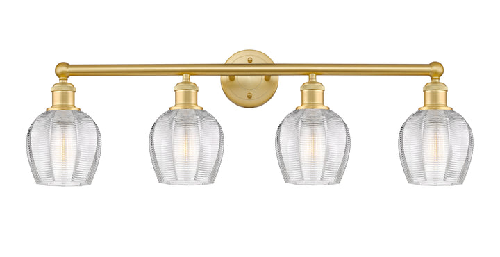 Innovations Lighting Norfolk 6" Bath Vanity Light - Satin Gold