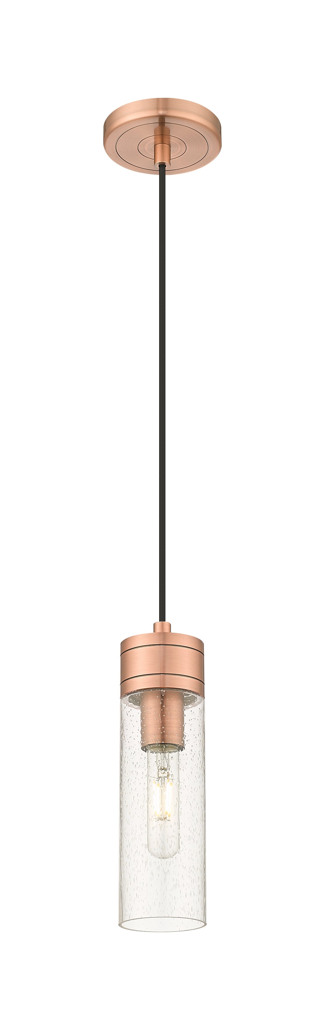 Innovations Lighting Boreas 8" Mini Pendant - Antique Copper Mini-Pendants Innovations Lighting   