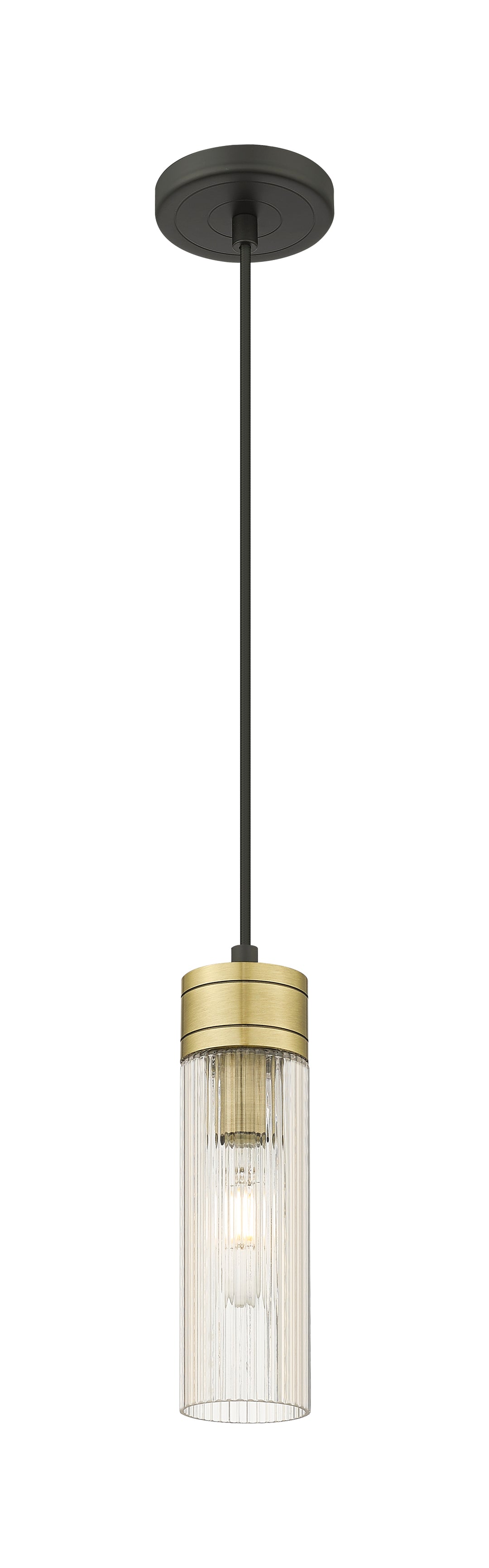 Innovations Lighting Boreas 8" Mini Pendant - Black Antique Brass Mini-Pendants Innovations Lighting   