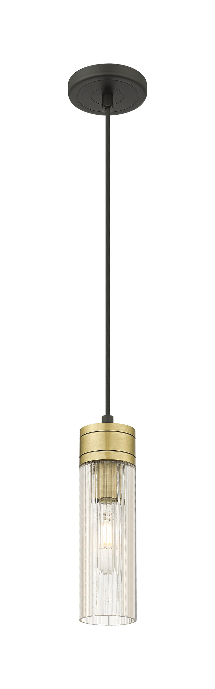 Innovations Lighting Boreas 8" Mini Pendant - Black Antique Brass Mini-Pendants Innovations Lighting   