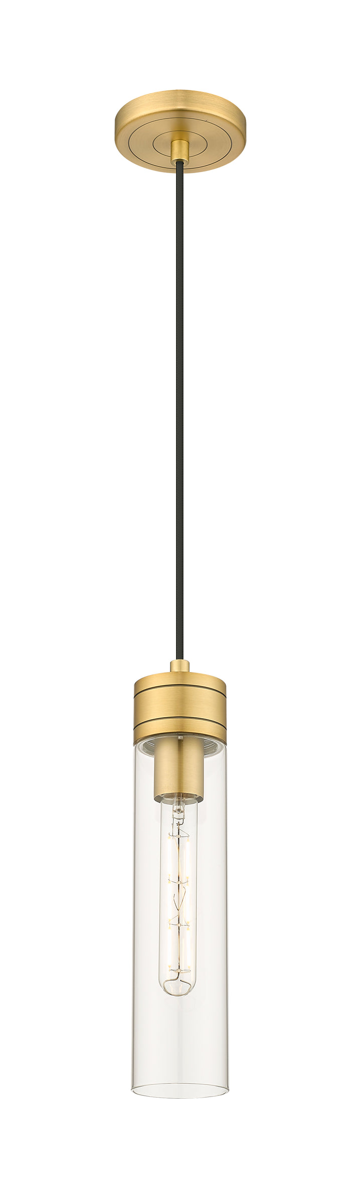 Innovations Lighting Boreas 11" Mini Pendant - Brushed Brass Mini-Pendants Innovations Lighting   