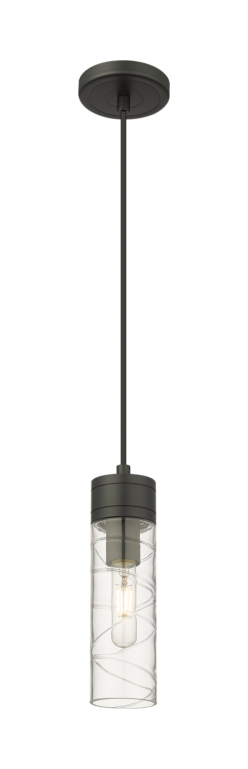 Innovations Lighting Boreas 8" Mini Pendant - Matte Black Mini-Pendants Innovations Lighting   