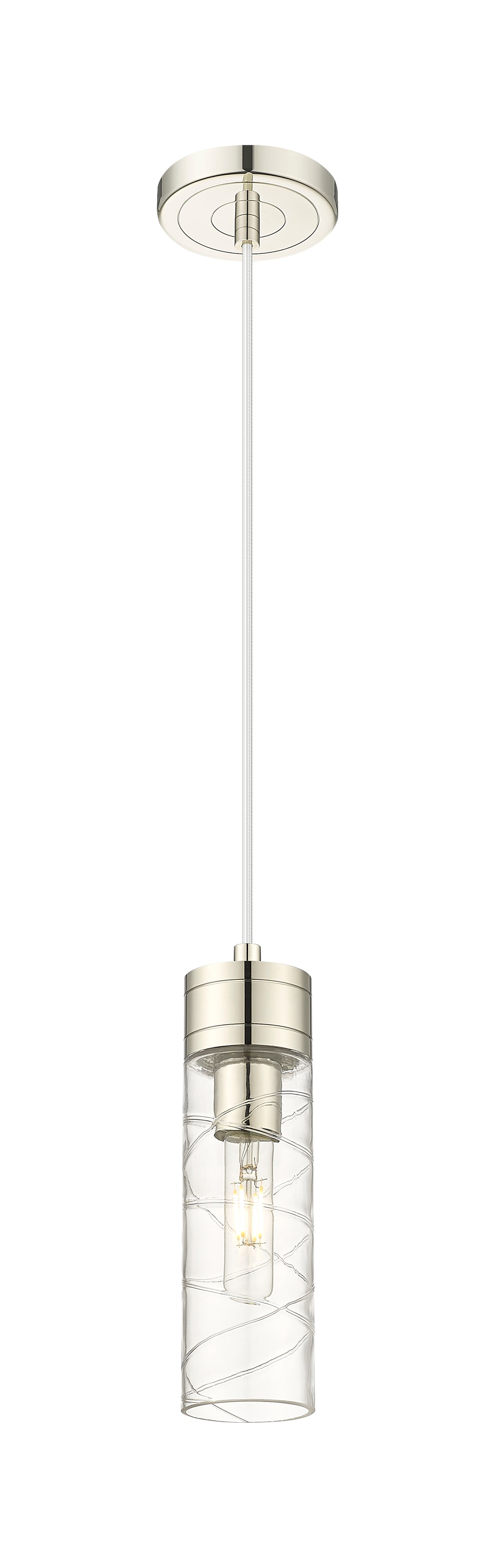 Innovations Lighting Boreas 8" Mini Pendant - Polished Nickel Mini-Pendants Innovations Lighting   