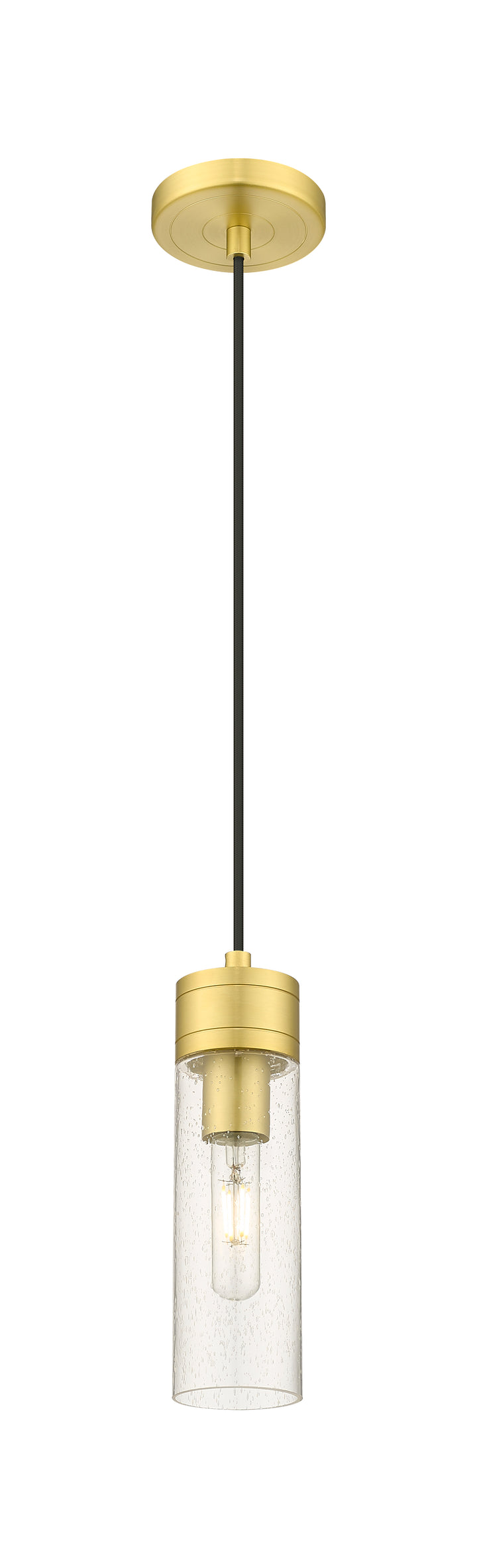 Innovations Lighting Boreas 8" Mini Pendant - Satin Gold Mini-Pendants Innovations Lighting   