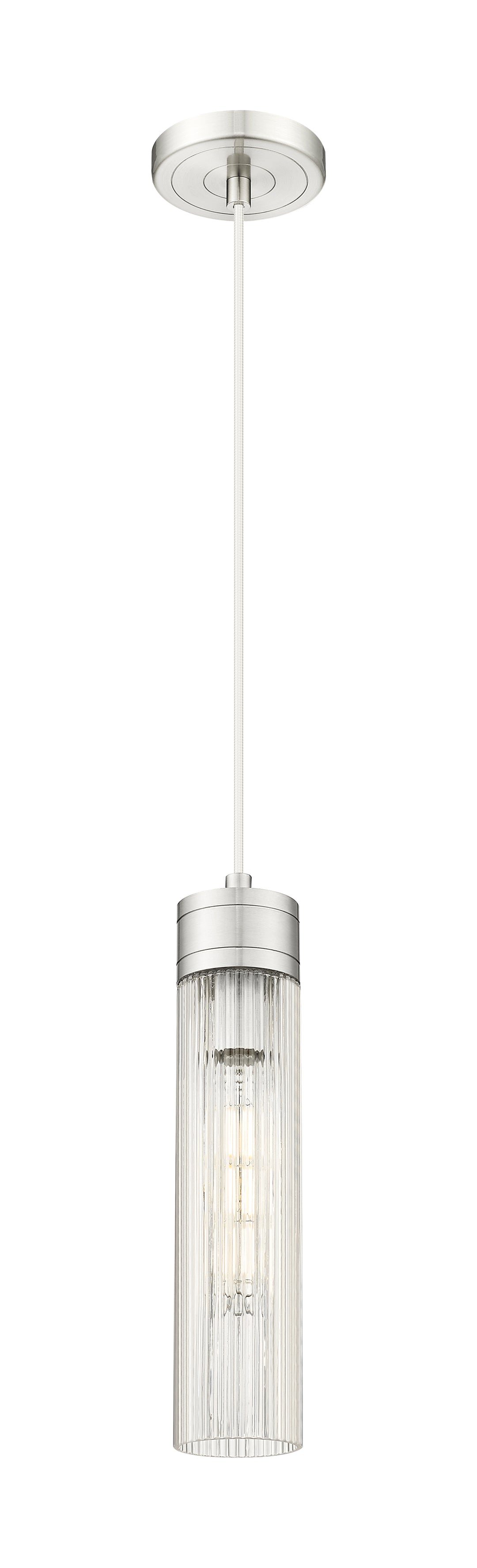 Innovations Lighting Boreas 11" Mini Pendant - Satin Nickel Mini-Pendants Innovations Lighting   