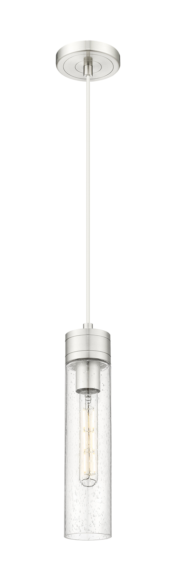 Innovations Lighting Boreas 11" Mini Pendant - Satin Nickel Mini-Pendants Innovations Lighting   