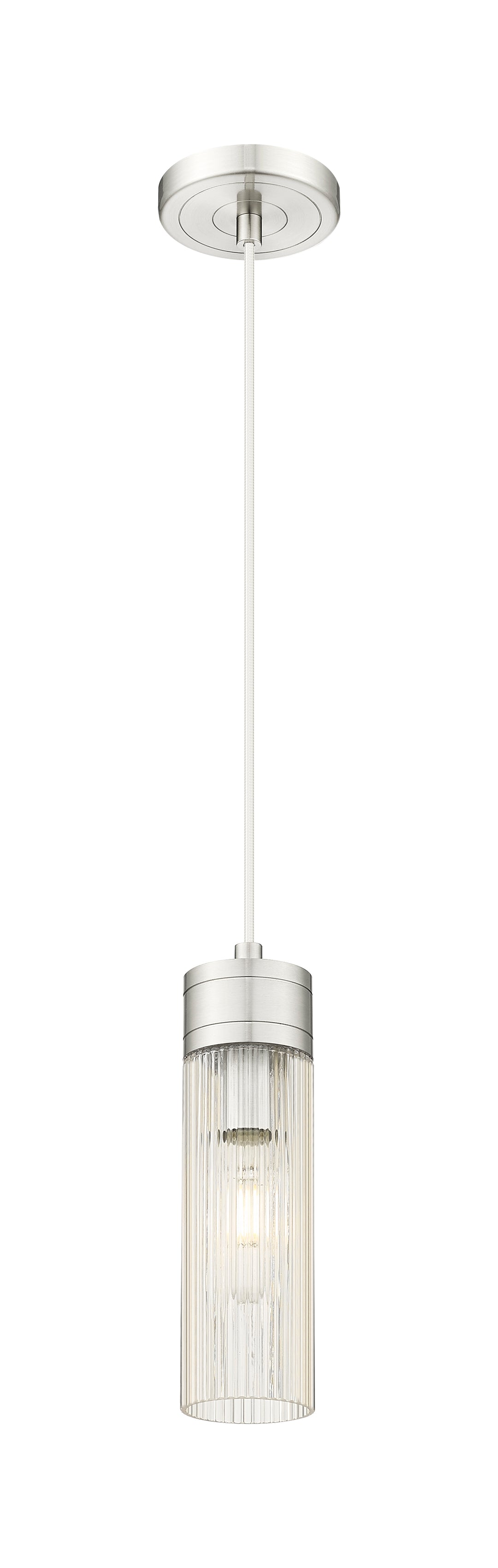 Innovations Lighting Boreas 8" Mini Pendant - Satin Nickel Mini-Pendants Innovations Lighting   