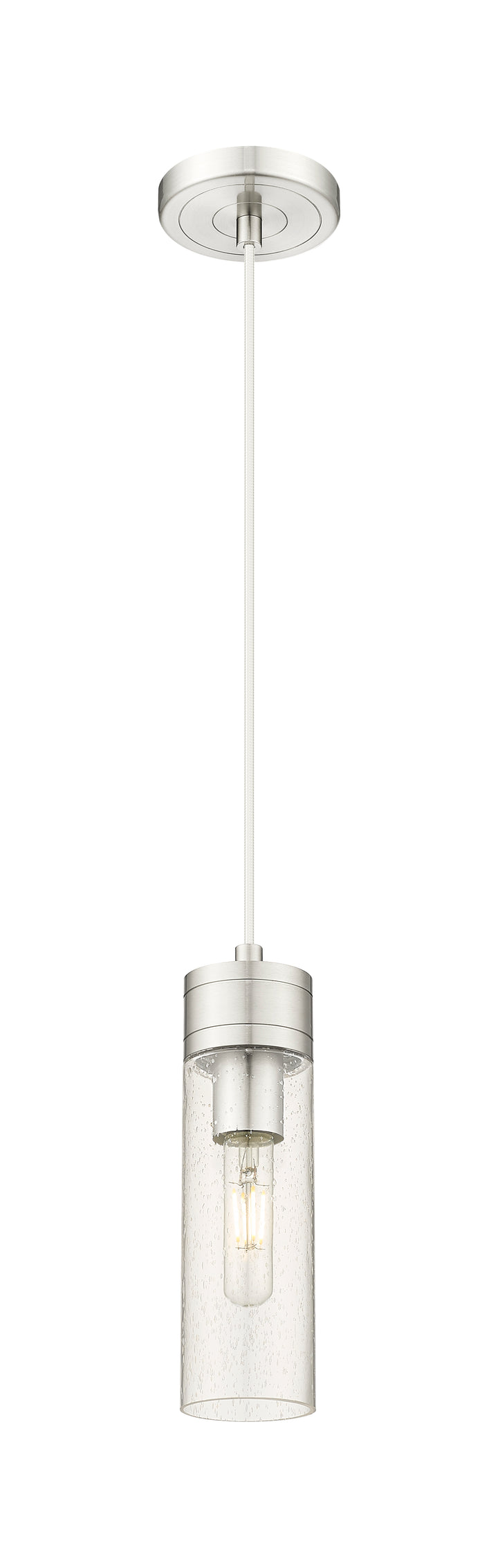 Innovations Lighting Boreas 8" Mini Pendant - Satin Nickel Mini-Pendants Innovations Lighting   