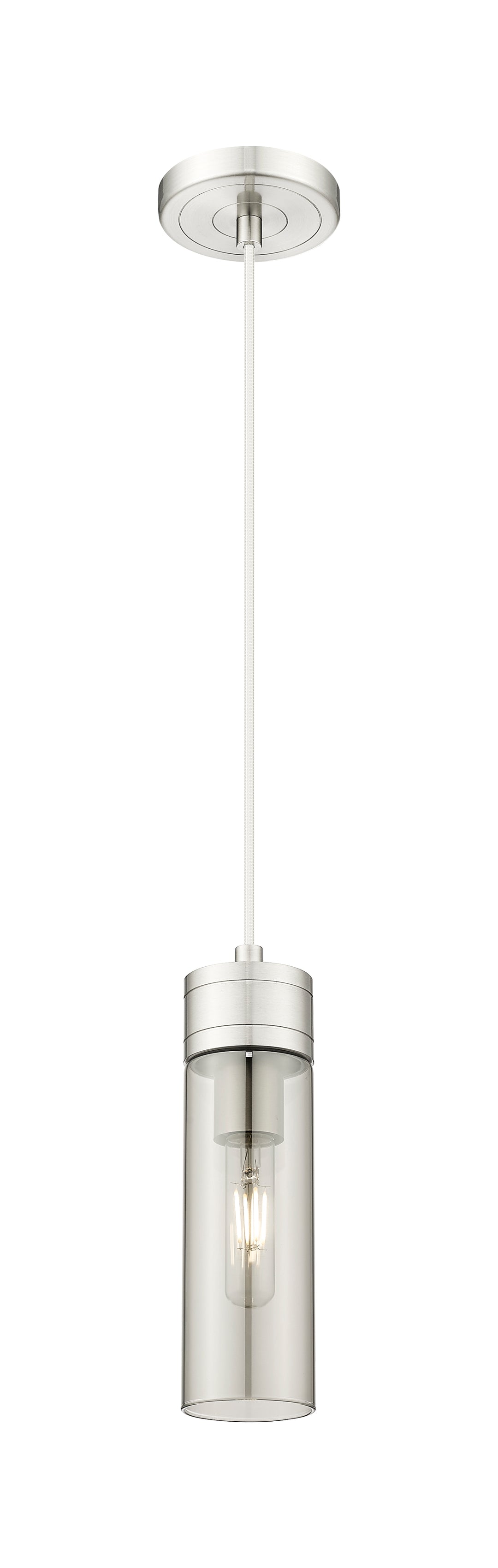 Innovations Lighting Boreas 8" Mini Pendant - Satin Nickel Mini-Pendants Innovations Lighting   