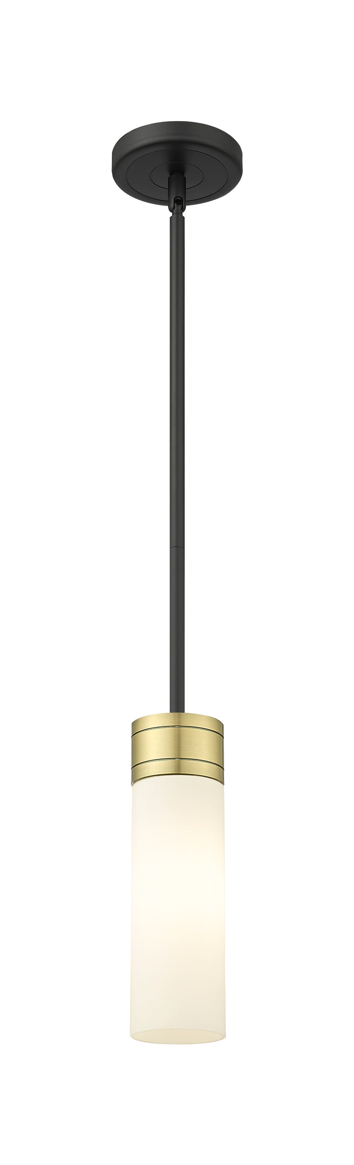 Innovations Lighting Boreas 8" Mini Pendant - Black Antique Brass Mini-Pendants Innovations Lighting White ; Glass Type: Frosted  