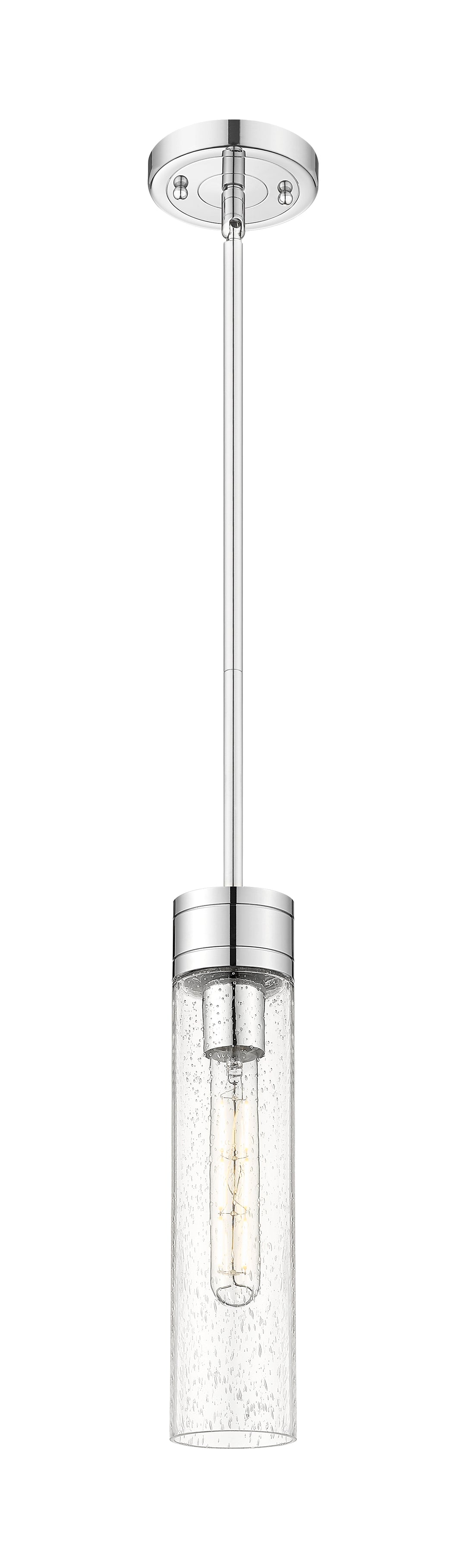 Innovations Lighting Boreas 11" Mini Pendant - Polished Chrome Mini-Pendants Innovations Lighting Seedy ; Glass Type: Seedy  