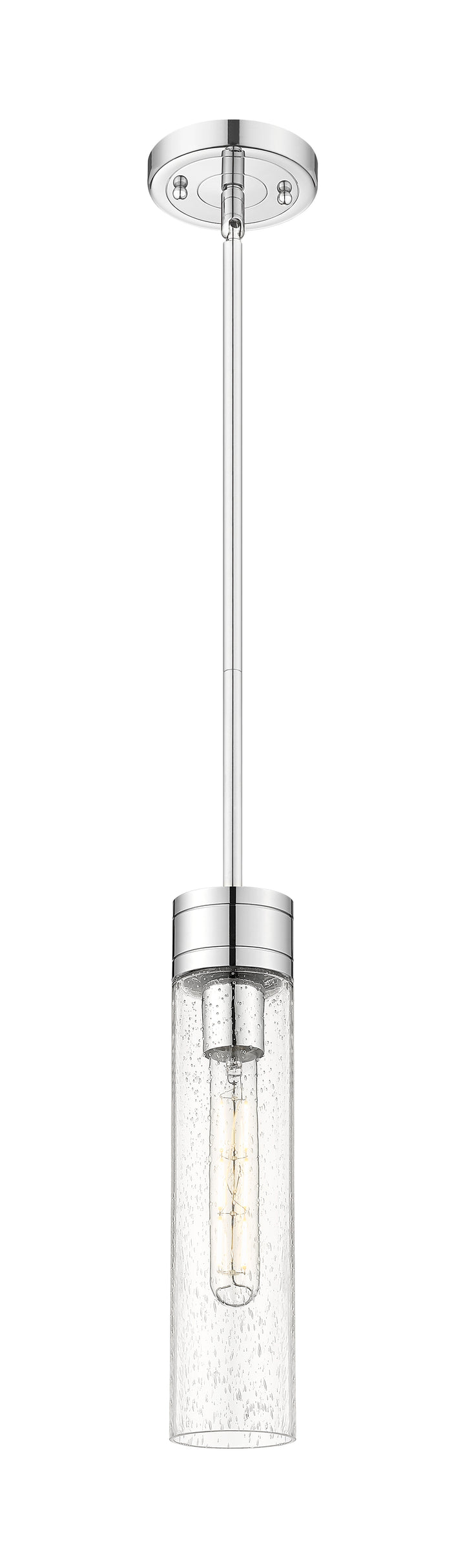 Innovations Lighting Boreas 11" Mini Pendant - Polished Chrome Mini-Pendants Innovations Lighting Seedy ; Glass Type: Seedy  