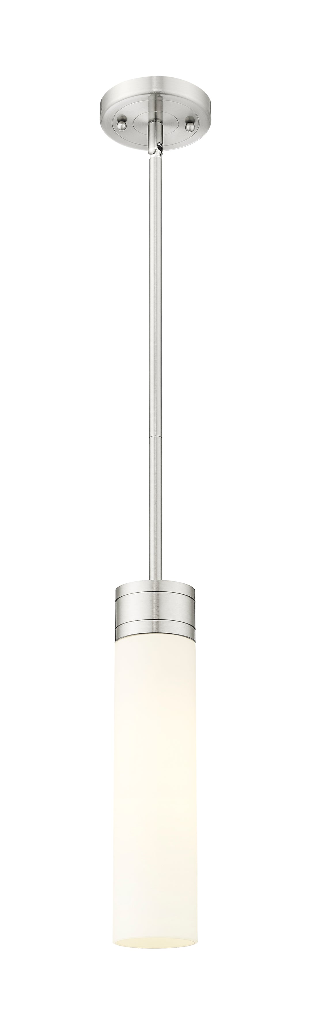 Innovations Lighting Boreas 11" Mini Pendant - Satin Nickel Mini-Pendants Innovations Lighting White ; Glass Type: Frosted  