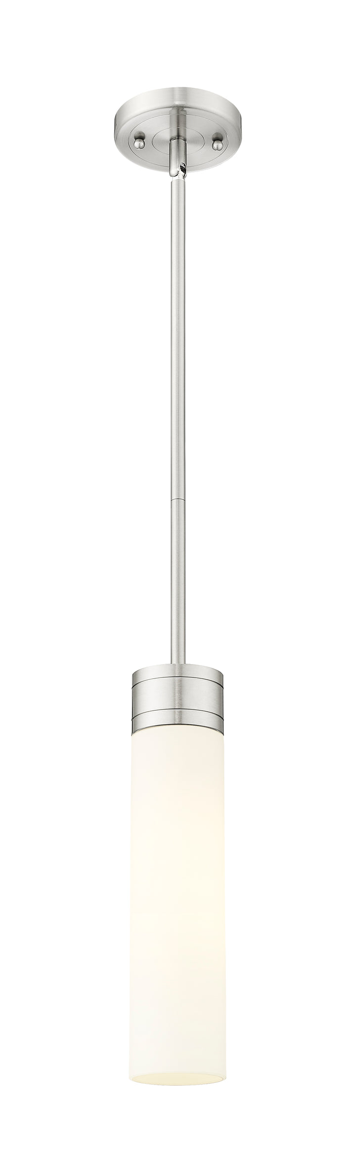 Innovations Lighting Boreas 11" Mini Pendant - Satin Nickel Mini-Pendants Innovations Lighting White ; Glass Type: Frosted  