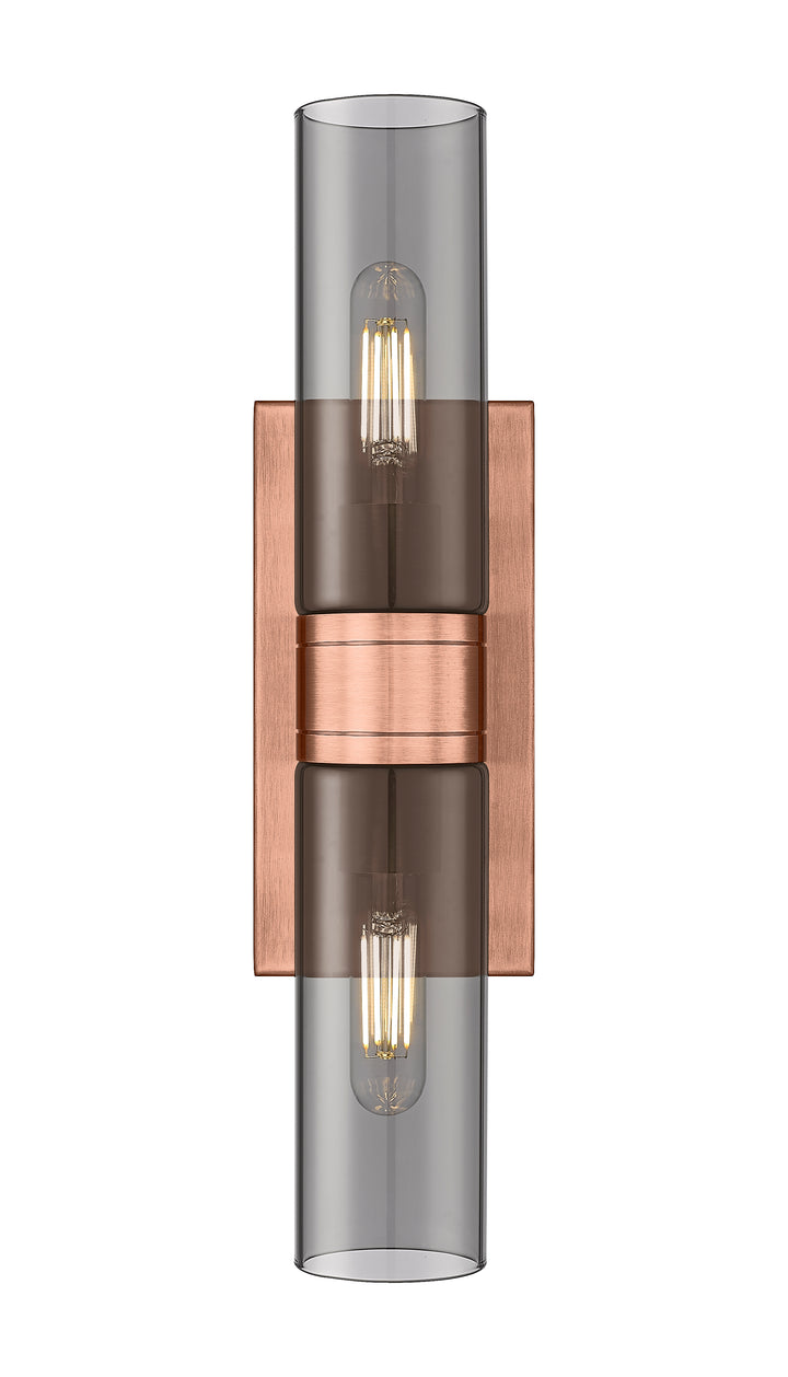 Innovations Lighting Boreas 8" Bath Vanity Light - Antique Copper