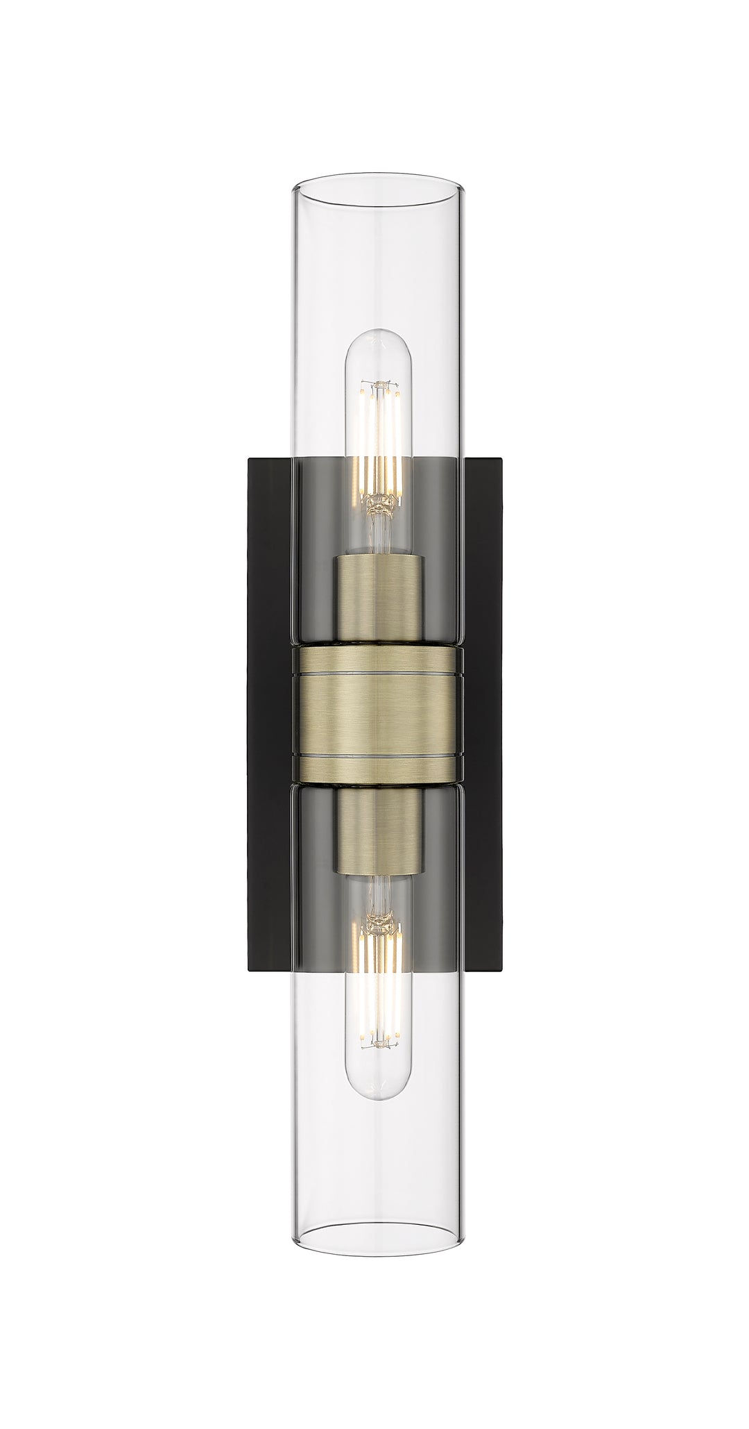 Innovations Lighting Boreas 8" Bath Vanity Light - Black Antique Brass