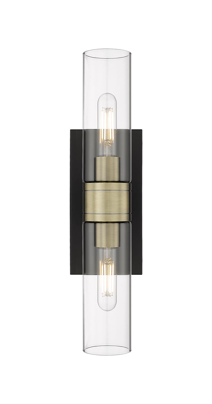 Innovations Lighting Boreas 8" Bath Vanity Light - Black Antique Brass