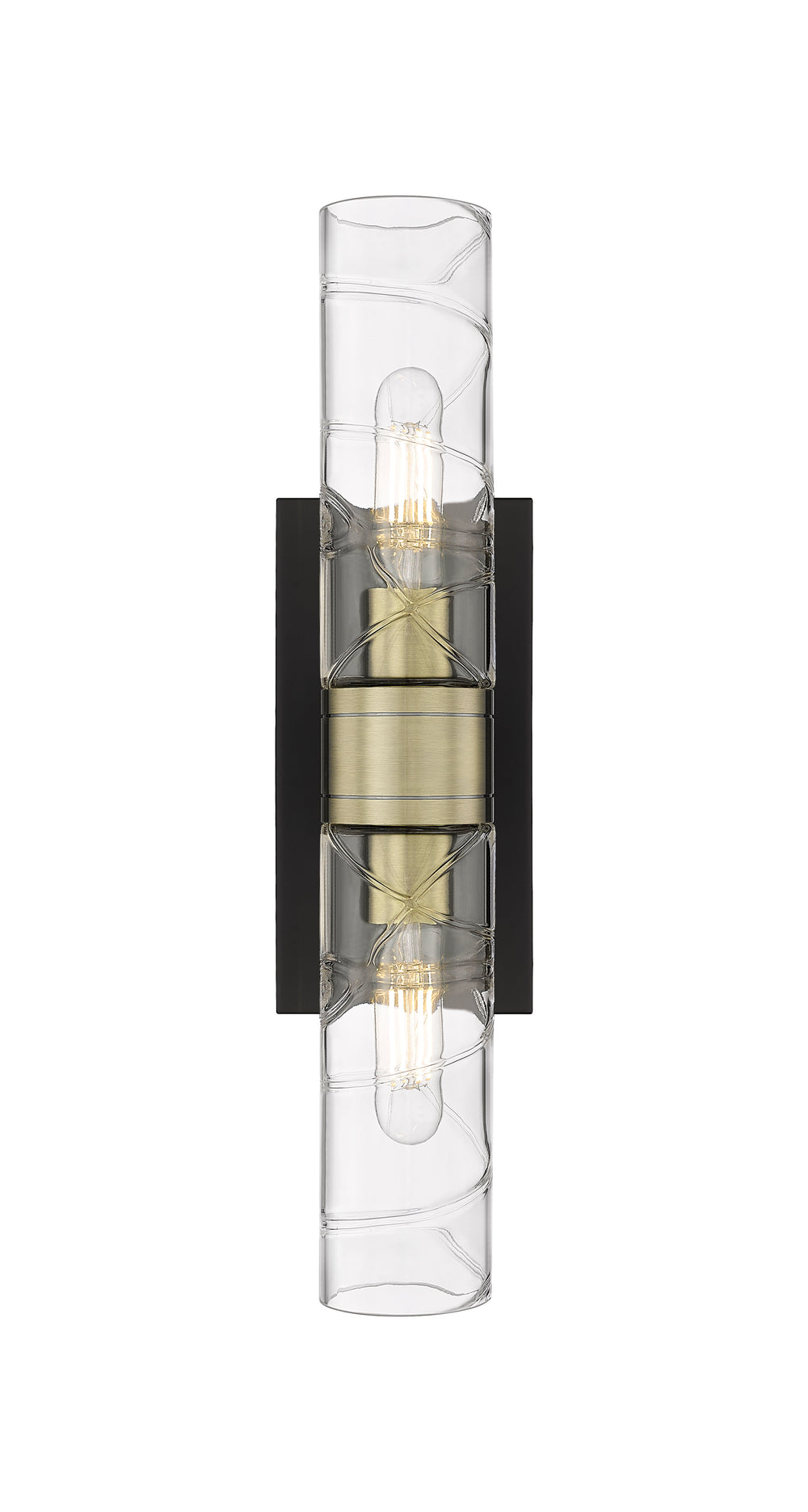Innovations Lighting Boreas 8" Bath Vanity Light - Black Antique Brass