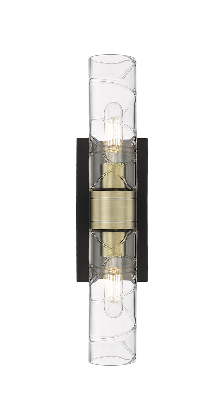 Innovations Lighting Boreas 8" Bath Vanity Light - Black Antique Brass