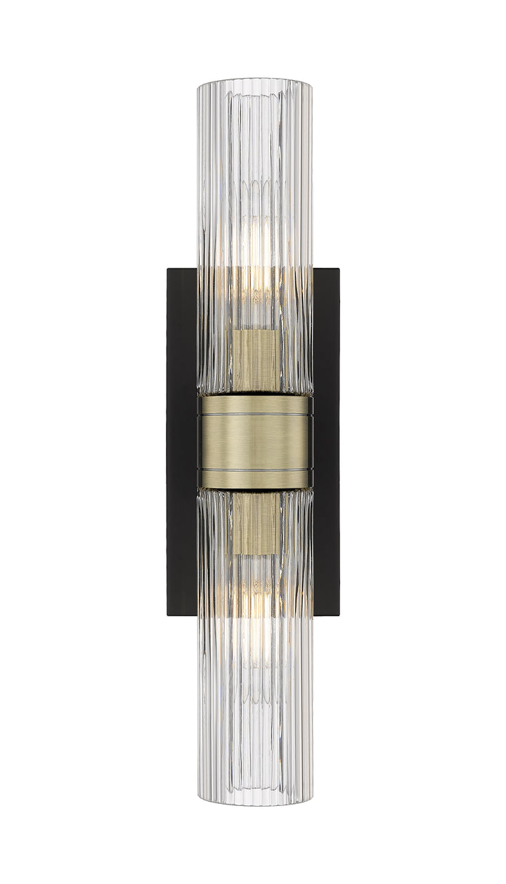 Innovations Lighting Boreas 8" Bath Vanity Light - Black Antique Brass