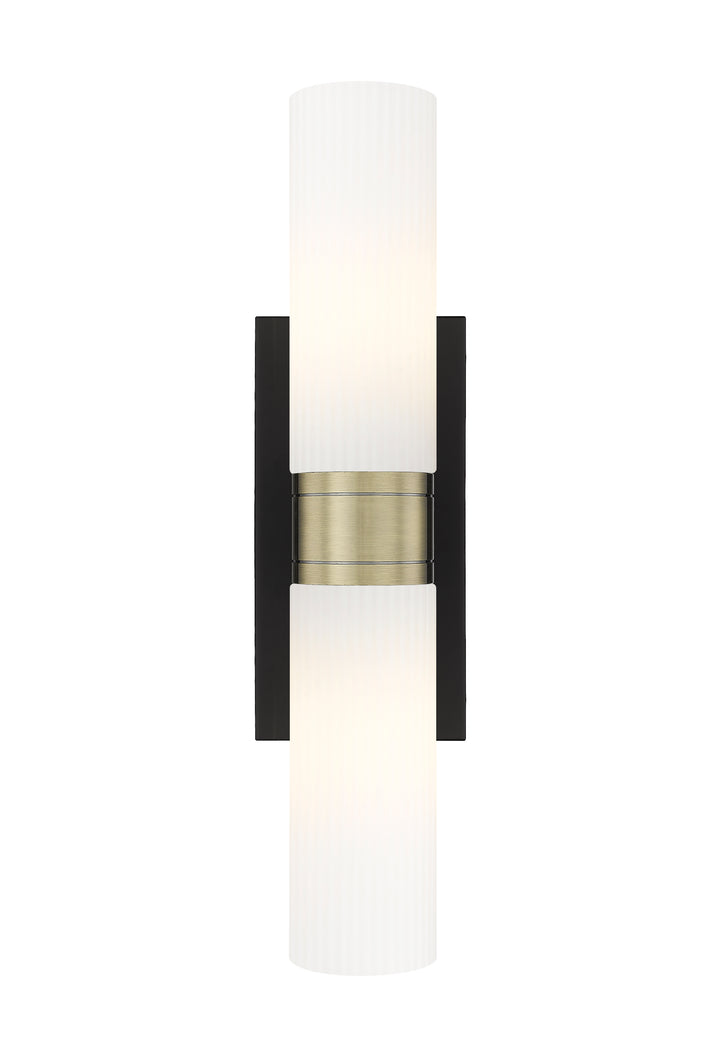 Innovations Lighting Boreas 8" Bath Vanity Light - Black Antique Brass