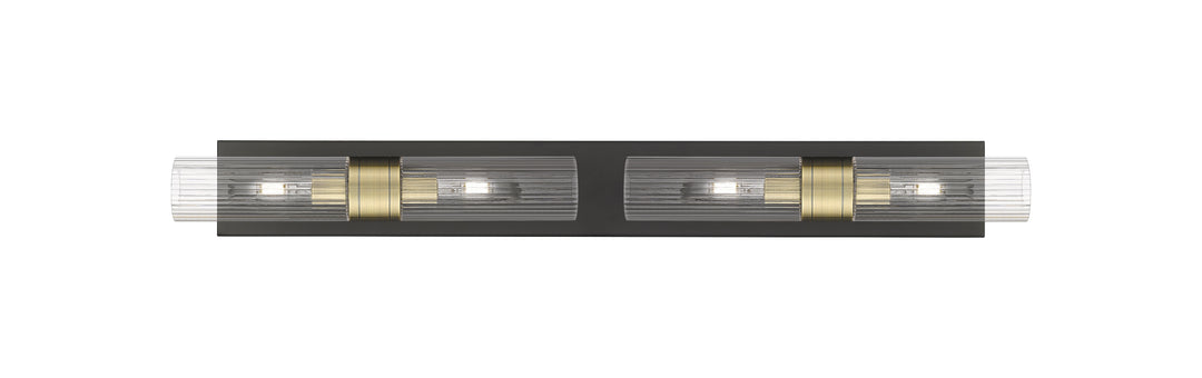 Innovations Lighting Boreas 8" Bath Vanity Light - Black Antique Brass
