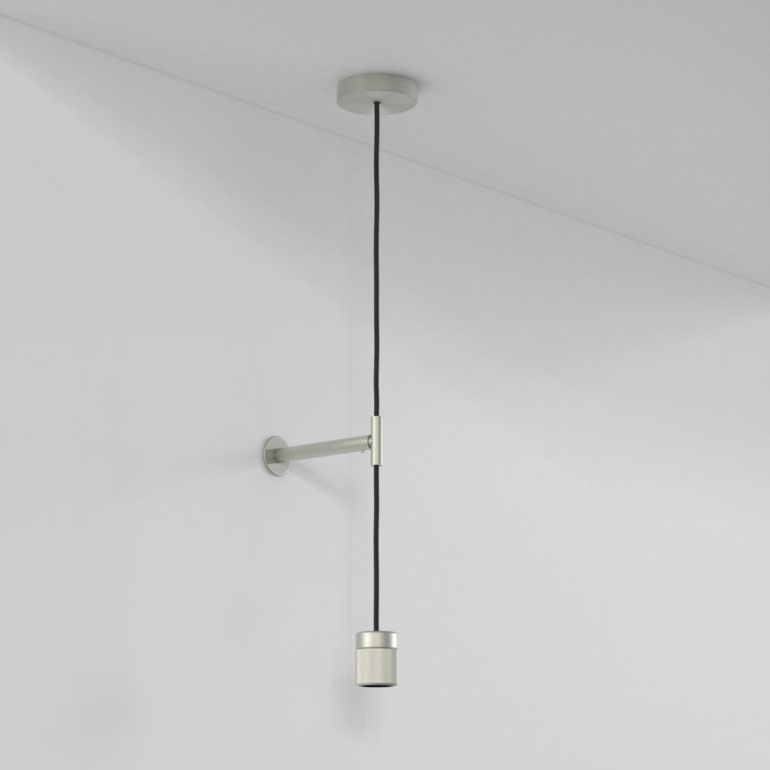 Astro Lighting Pendant Suspension Kit 3 Knurled - Matt Nickel