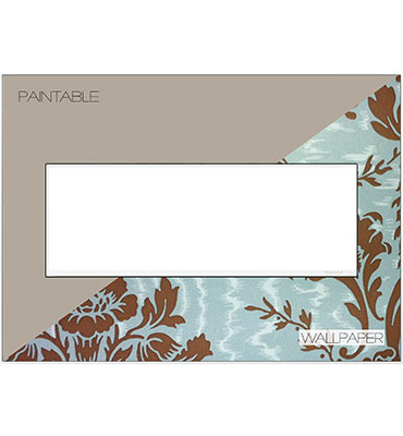 Legrand adorne Custom (White Trim) 3-Gang wall plate